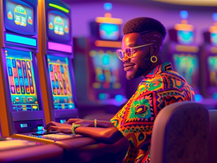 Situasi pengguna menikmati permainan online dengan kesadaran responsible gaming